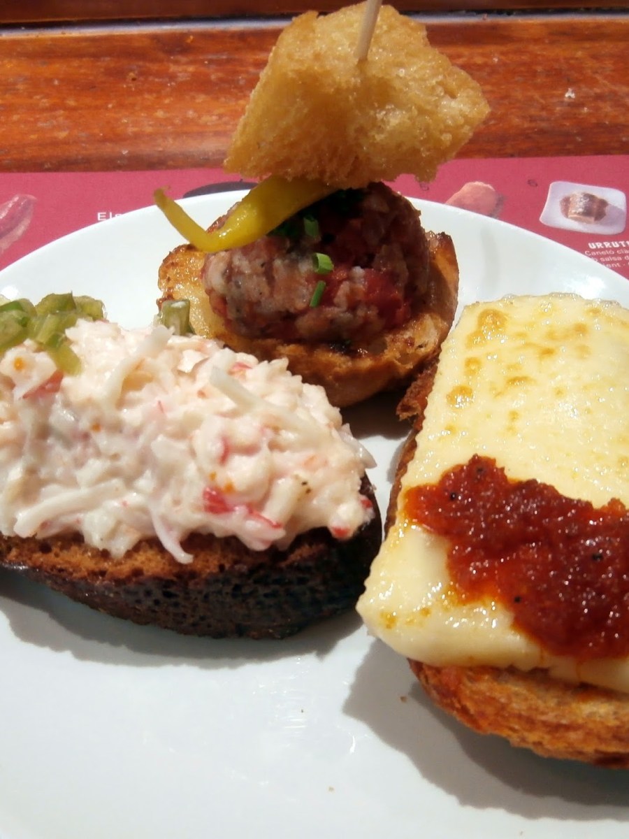 Barcelona Spain – Tapas at&nbsp;Txapela